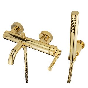 Смеситель для ванны Migliore Ermitage Mini золото ручка латунь купить в интернет-магазине сантехники Sanbest