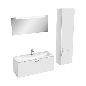 Тумба с раковиной Ravak SD CLEAR II 80 X000001642/XJJ01180000 белая для ванной в интернет-магазине Sanbest