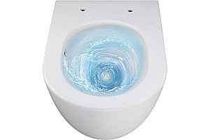 Унитаз подвесной Art&Max TORINO AM823-V/SC белый, с сиденьем микролифт, безободковый купить в интернет-магазине Sanbest