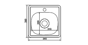 Мойка кухонная MIXLINE ML 531266 хром купить в интернет-магазине сантехники Sanbest
