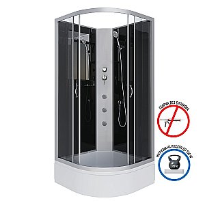 Душевая кабина Niagara Classic NG-3501-14BKG 90х90 с гидромассажем купить в интернет-магазине Sanbest