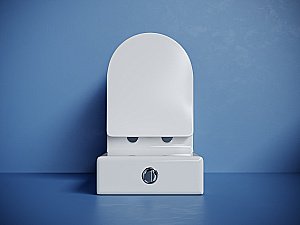 Унитаз напольный Ceramica Nova Metropol CN4001T белый, с крышкой микролифт, с бачком, безободковый, слив-торнадо купить в интернет-магазине Sanbest