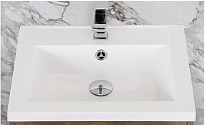 Тумба с раковиной Art&Max Family 58 Цемент 2 ящика для ванной в интернет-магазине Sanbest