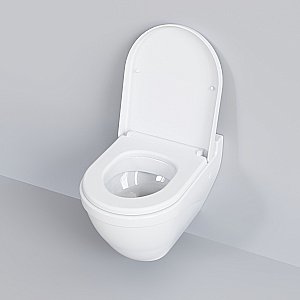 Унитаз подвесной Ambassador Nord 133T20001 белый купить в интернет-магазине Sanbest