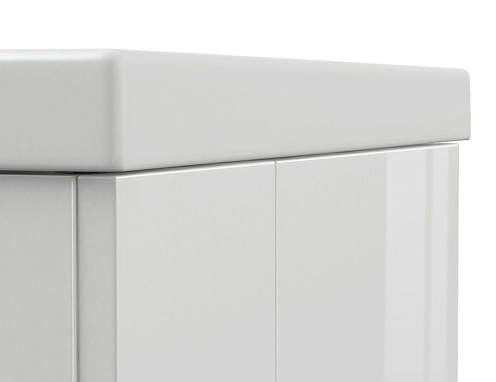 Мебель для ванной подвесная Cersanit COLOUR 50 белая для ванной в интернет-магазине Sanbest