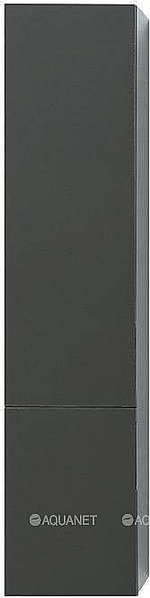 Шкаф-пенал Aquanet Алвита 35 серый антрацит для ванной в интернет-магазине сантехники Sanbest