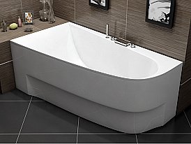 Акриловая ванна Boomerang 170x90 левая купить в интернет-магазине сантехники Sanbest