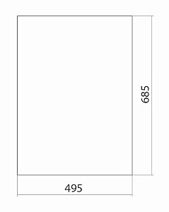 Зеркало MIXLINE Модерн 525417 50 в ванную от интернет-магазине сантехники Sanbest