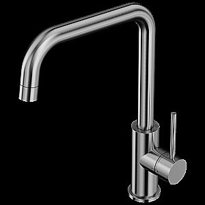 Смеситель для кухни Elghansa Kitchen 56A1116-Steel нержавеющая сталь купить в интернет-магазине сантехники Sanbest