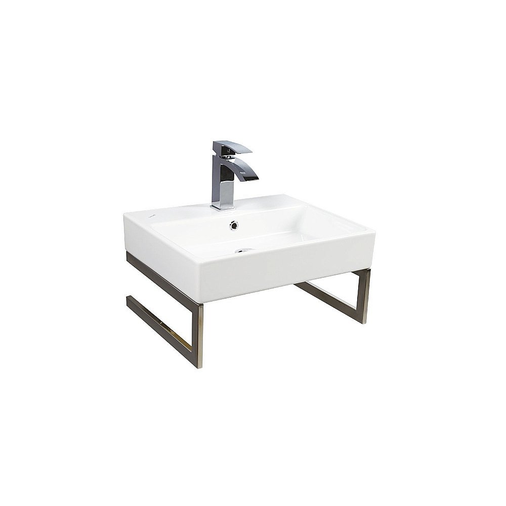 Раковина с кронштейнами Creavit Next 50 NX242-H.00000 белая купить в интернет-магазине Sanbest