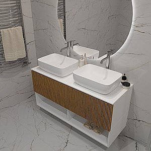 Раковина Oliveeka Bowl 45 9387B белая купить в интернет-магазине Sanbest