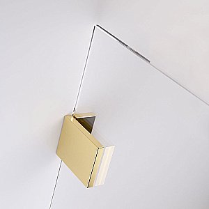 Душевое ограждение Radaway Essenza Pro Gold Walk-in 160 10103160-09-01 стекло прозрачное/профиль золото купить в интернет-магазине Sanbest