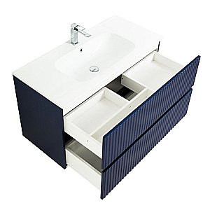 Тумба с раковиной Art&Max TORINO 80 сапфир для ванной в интернет-магазине Sanbest