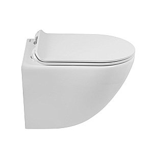 Унитаз подвесной BelBagno AMANDA безободковый, с крышкой микролифт купить в интернет-магазине Sanbest