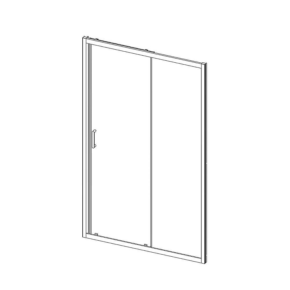 Душевая дверь Vincea ALPHA VDS-3AL 140 хром/текстурное купить в интернет-магазине Sanbest