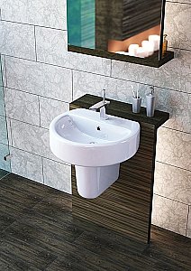 Раковина Sanita luxe Best 55х44 BSTSLWB01 белая купить в интернет-магазине Sanbest