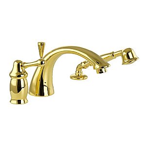 Смеситель на борт ванны на 3 отв. Migliore Maya ML.MAY-8950 золото купить в интернет-магазине сантехники Sanbest