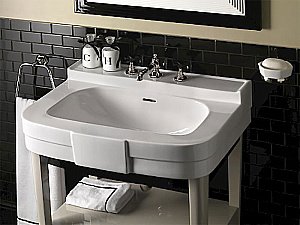 Консоль с раковиной Devon&Devon Bogart 70 Pure White для ванной в интернет-магазине сантехники Sanbest