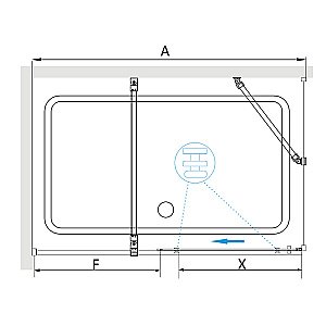 Душевая система RGW Shower Panels SP-6143-01 50140801-01 хром купить в интернет-магазине сантехники Sanbest