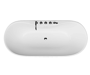 Ванна акриловая Grossman Classic 160х75 GR-12501-1 белая купить в интернет-магазине Sanbest