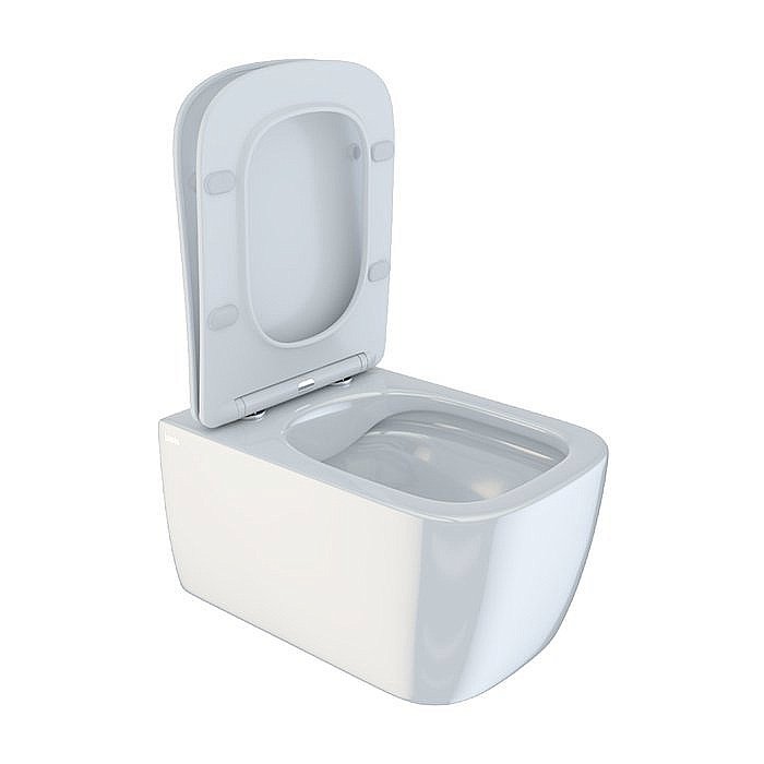 Унитаз подвесной Iddis Bridge BRIRDSEi25 безободковый, с крышкой микролифт купить в интернет-магазине Sanbest