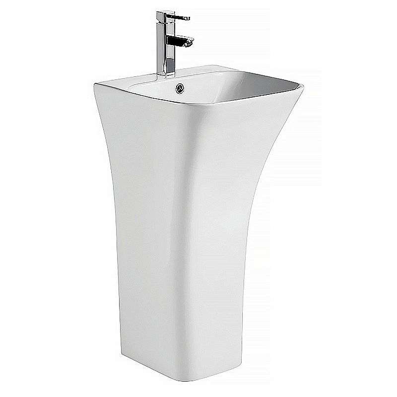 Раковина Azario FRETTA SQUARE 45 AZ-315 белая купить в интернет-магазине Sanbest