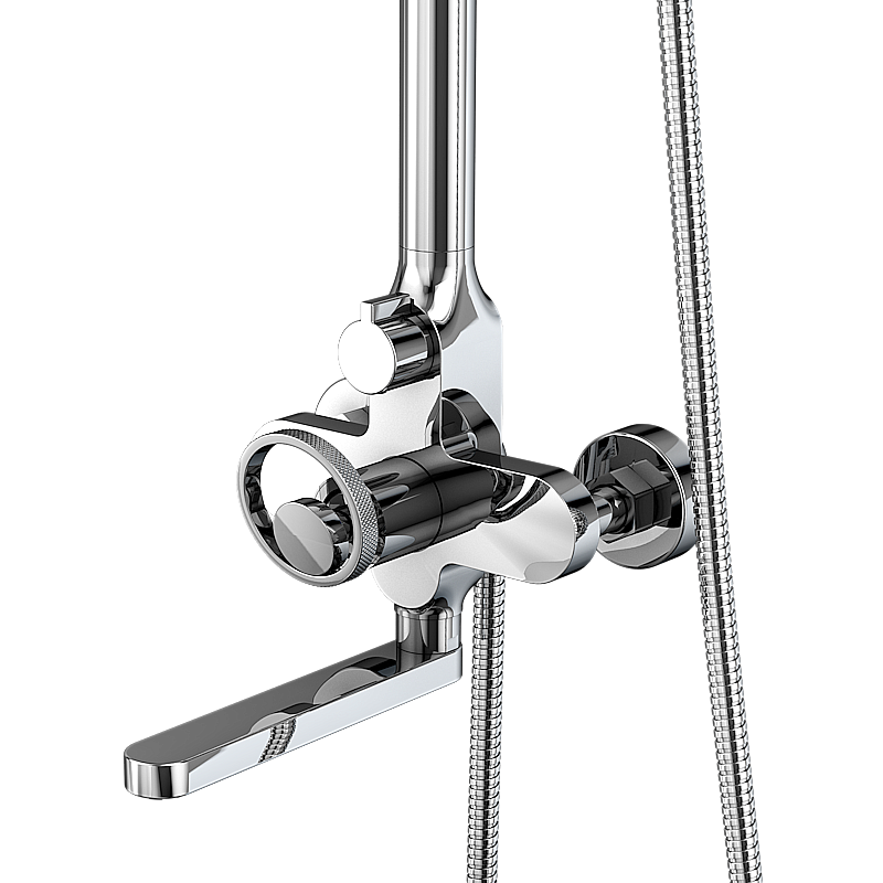 Душевая система Elghansa SATURN XQ 2309922-2T хром купить в интернет-магазине сантехники Sanbest