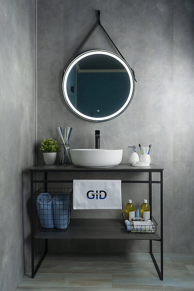 Раковина накладная Gid Esfera 41,5 D1315 51182 белая купить в интернет-магазине Sanbest