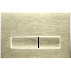Кнопка для инсталляции Veconi Flush FLV1-G брашированное золото купить в интернет-магазине сантехники Sanbest