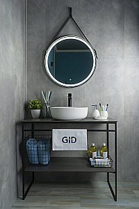 Раковина накладная Gid Esfera 41,5 D1315 51182 белая купить в интернет-магазине Sanbest