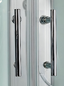 Душевая кабина WeltWasser WW500 LAINE XL 1204 с гидромассажем, профиль матовый хром/стекло прозрачное купить в интернет-магазине Sanbest