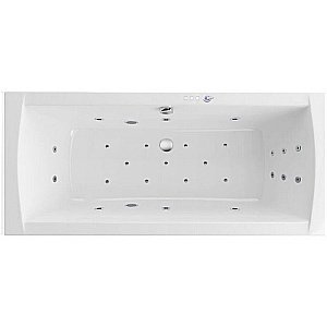 Ванна акриловая Excellent Aquaria Lux Slim ULTRA WAEX.AQU18S.ULTRA.CR 180x80 белая с гидромассажем купить в интернет-магазине Sanbest