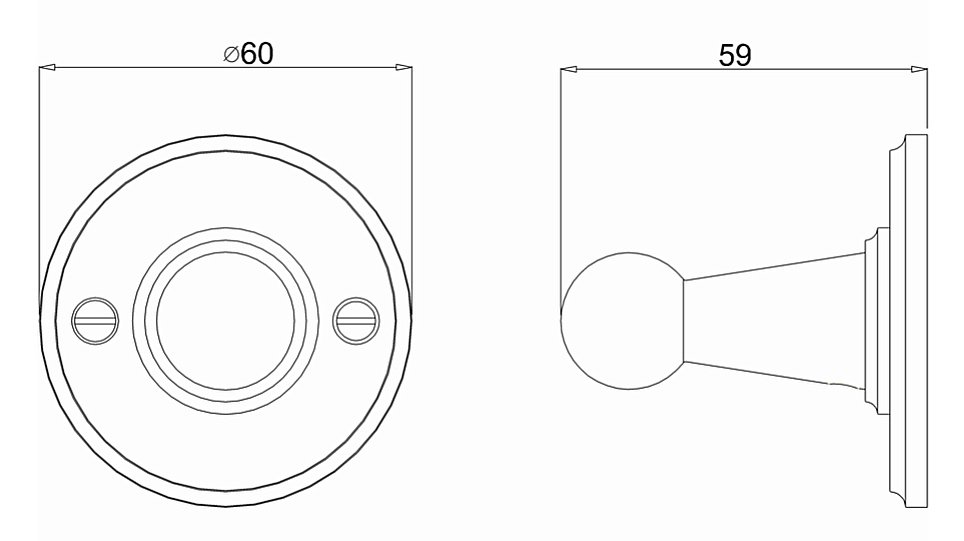 Крючок Burlington A14 BNKL шлифованный никель купить в интернет-магазине сантехники Sanbest