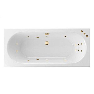 Ванна акриловая EXCELLENT Oceana Slim SMART WAEX.OCE18S.SMART.GL 180x80 белая с гидромассажем купить в интернет-магазине Sanbest