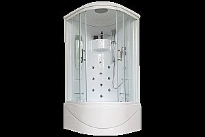 Душевая кабина Royal Bath RB100NRW-T 100x100 профиль хром/стекло прозрачное купить в интернет-магазине Sanbest