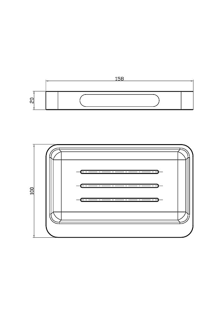 Мыльница с держателем WONZON & WOGHAND WW-9524 хром купить в интернет-магазине сантехники Sanbest