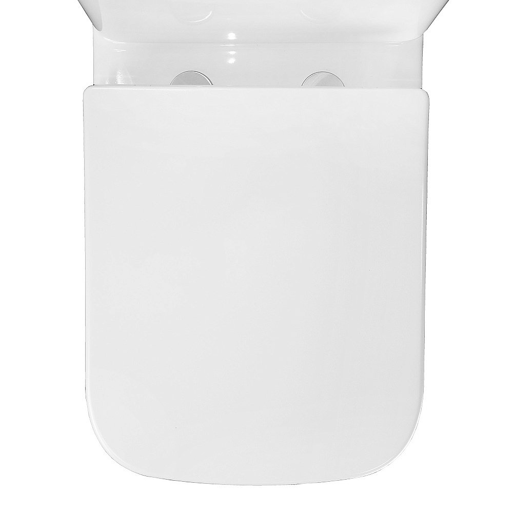 Унитаз напольный Azario Alba AZ-8323 белый безободковый, с бачком, с крышкой микролифт купить в интернет-магазине Sanbest