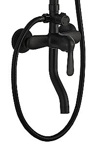 Душевая система Boch Mann ECO Quadro Black BM8427 черная купить в интернет-магазине сантехники Sanbest