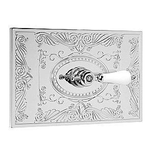 Кнопка с ручкой для инсталляции Migliore Ottone Classic Овал 24251 хром купить в интернет-магазине сантехники Sanbest