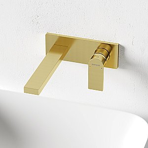 Смеситель для раковины Sancos Studio SC9017BG брашированное золото купить в интернет-магазине сантехники Sanbest