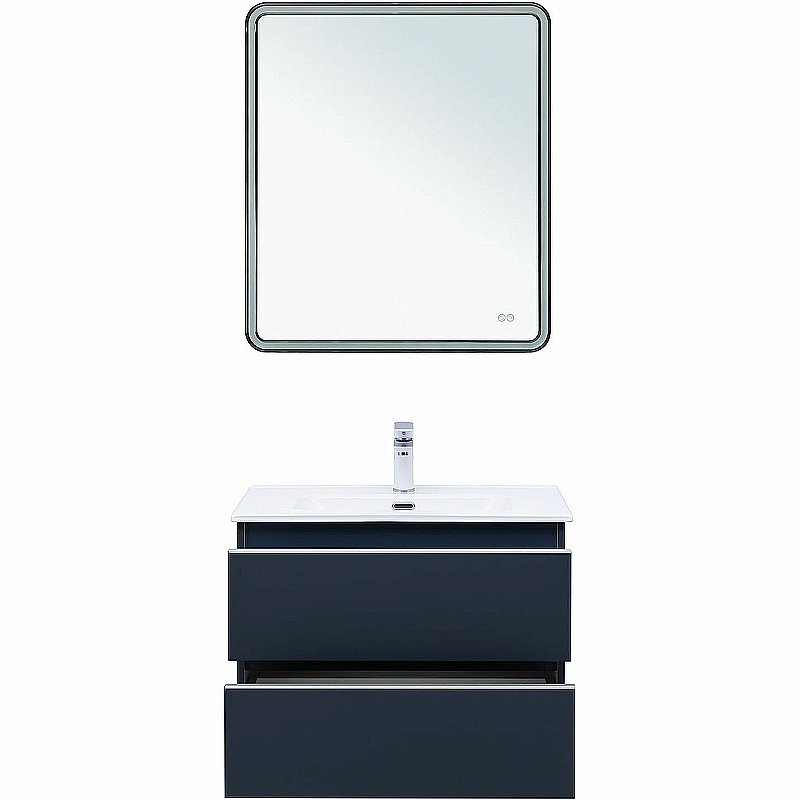 Тумба с раковиной Aquanet Вега 70 329590 маренго для ванной в интернет-магазине Sanbest