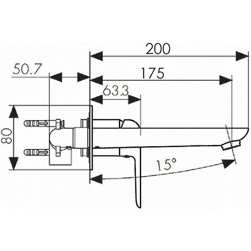 Смеситель для раковины Kaiser Glory 69311 купить в интернет-магазине сантехники Sanbest