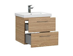 Мебель для ванной подвесная Cersanit LARA 50 орех для ванной в интернет-магазине Sanbest