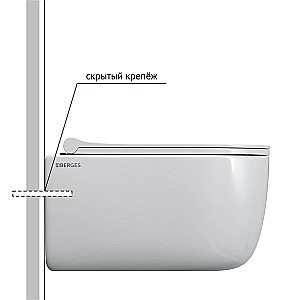 Унитаз подвесной с инсталляцией BERGES NOVUM 043309 белый/кнопка белая купить в интернет-магазине Sanbest