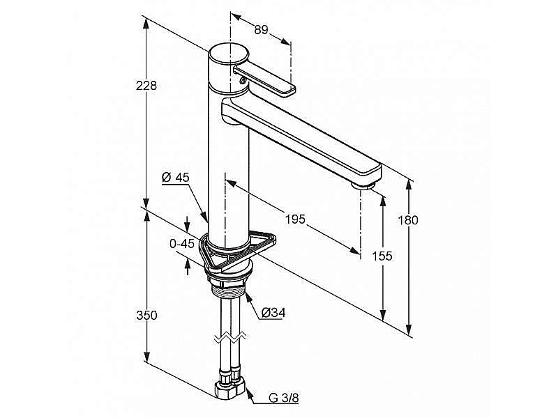 Смеситель для кухни Kludi Zenta 389739675 купить в интернет-магазине сантехники Sanbest