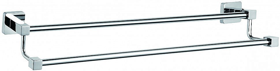 Полотенцедержатель CeramaLux Quadro 61909 хром купить в интернет-магазине сантехники Sanbest