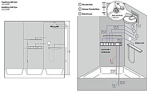Верхний душ Hansgrohe Rainfinity 360 3jet 26234000 купить в интернет-магазине сантехники Sanbest