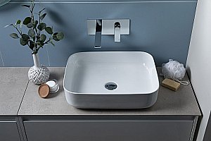 Раковина накладная Aquanet Soul-1 50 211282 белая купить в интернет-магазине Sanbest