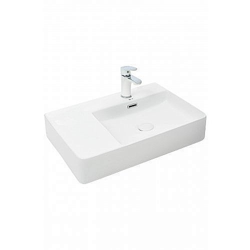 Раковина накладная WeltWasser WW ELBACH 2223 60,5 белая купить в интернет-магазине Sanbest