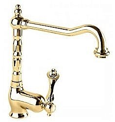 Смеситель для кухни Cezares MARGOT-LLM2-03-M золото купить в интернет-магазине сантехники Sanbest